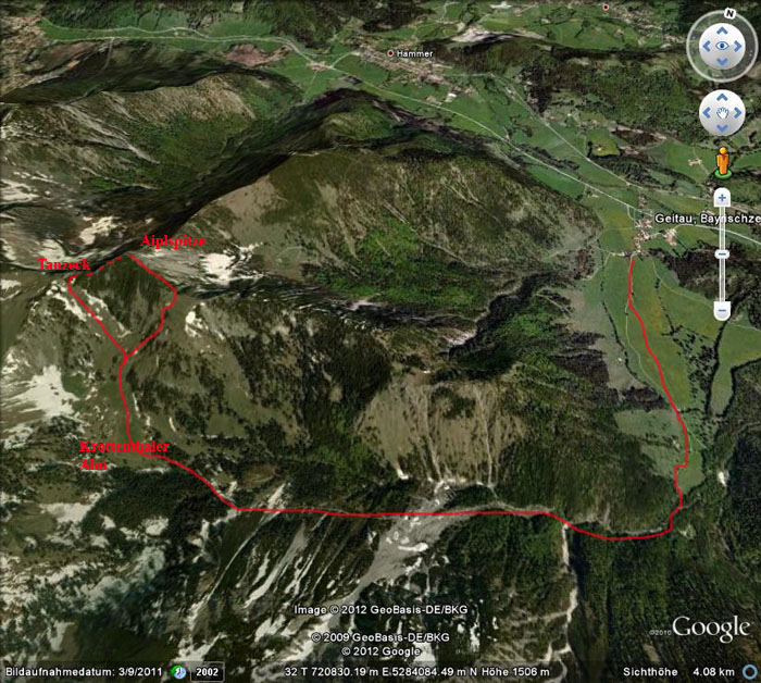 Karte: Aiplspitze