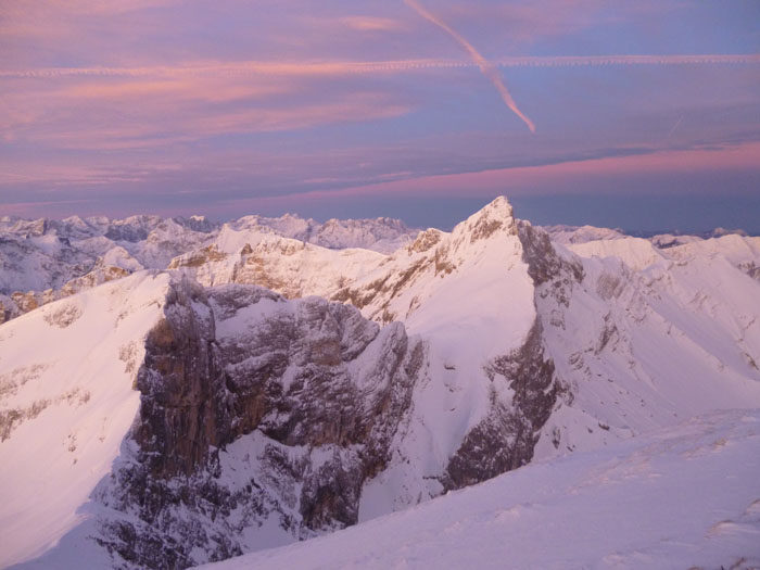 S25: Sonnenaufgang im Rofan (Rofan, 29.12.12)
