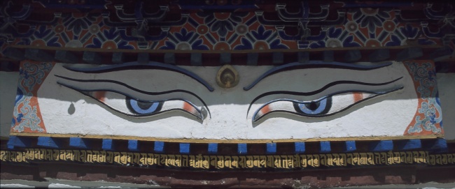 ST9: Die Augen Buddhas (Gyantse Kumbum, Tibet, 23.10.05)