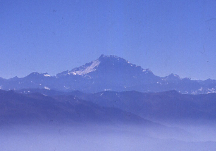 Vorbeiflug am Aconcagua