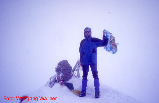 Wolfgang auf dem Gipfel