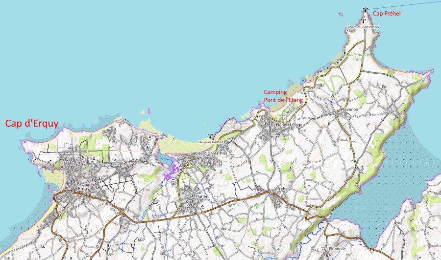 Openstreetmap: Cap Frehel