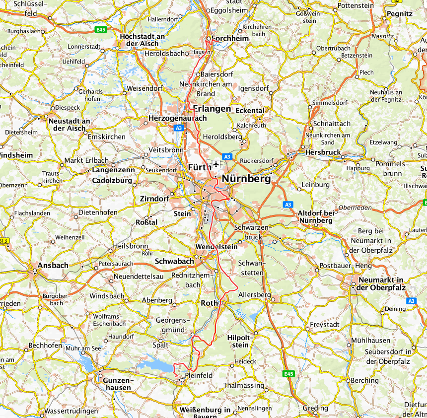 Openstreetmap: Deutschland p langs