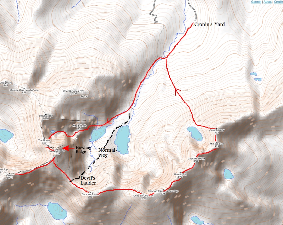 Openstreetmap: Carrauntoohil