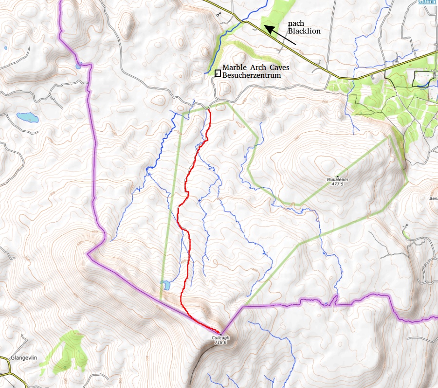 Openstreetmap: Cuilcagh