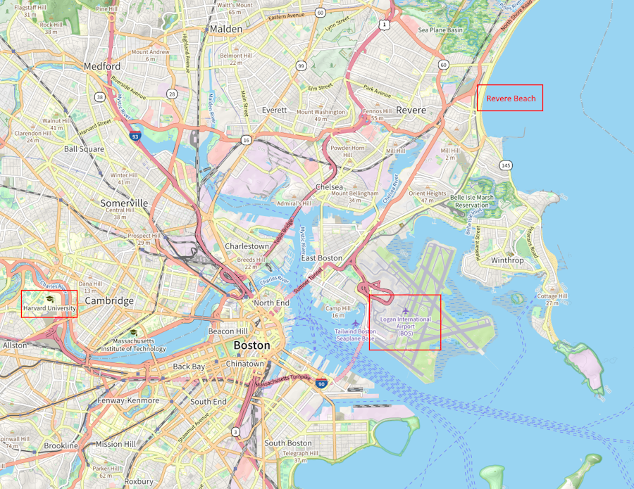 Boston Umgebung