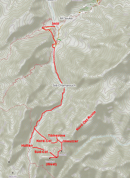 Openstreetmap: Toubkal