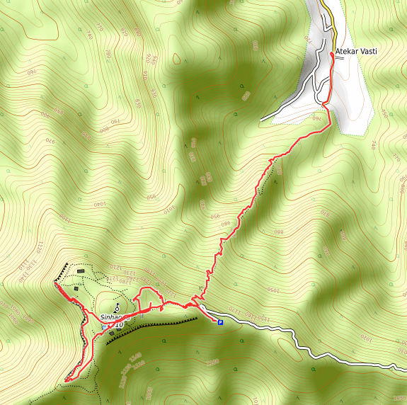 Openstreetmap: Sinhagad Fort