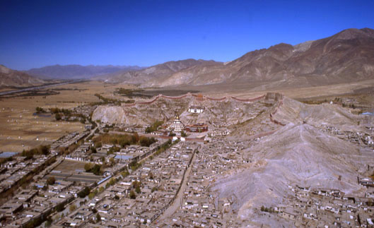 Blick ber Gyantse