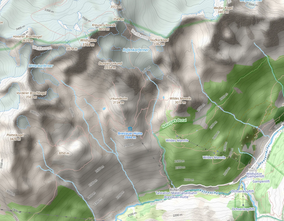 Openstreetmap: Wildspitze