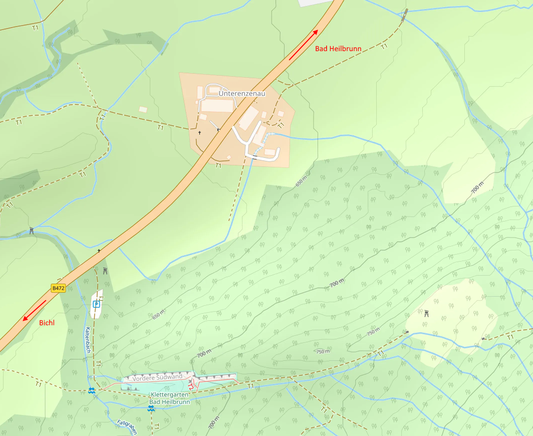 Openstreetmap: Bad Heilbrunn