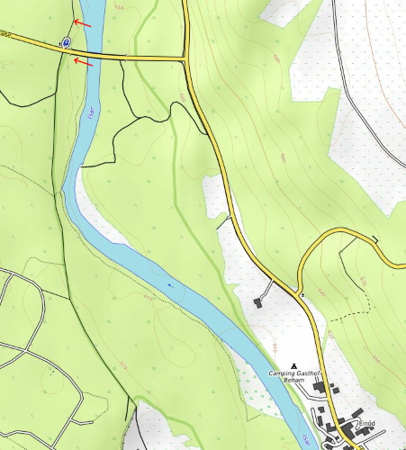Openstreetmap: Ausstieg Isar Bad Tlz