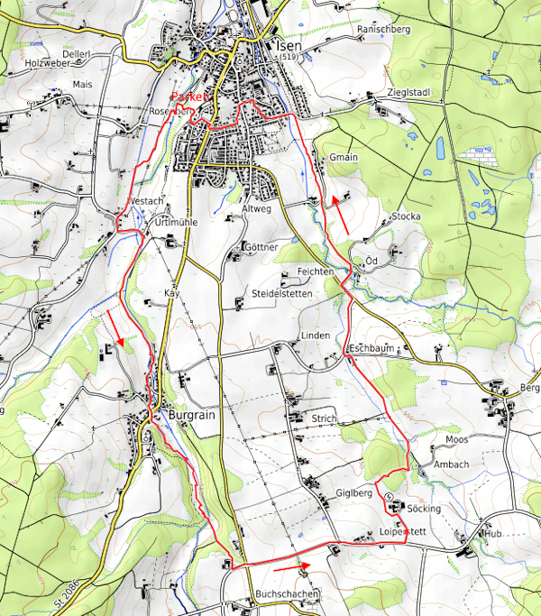 Openstreetmap: Isental