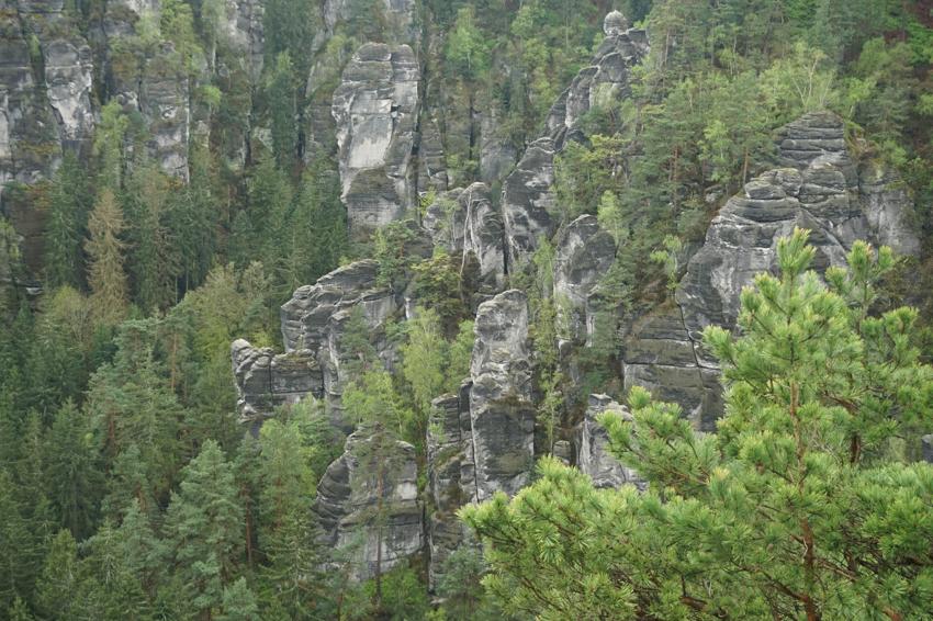 Bastei über Schwedenlöcher