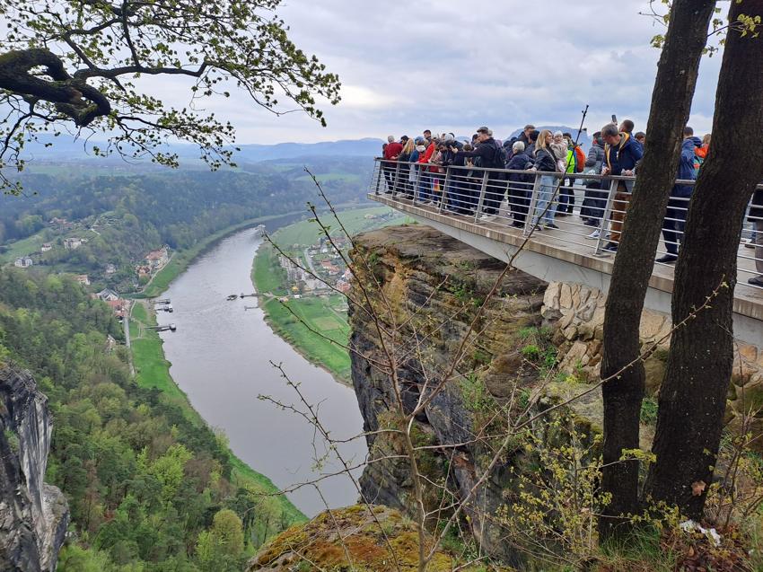 Bastei über Schwedenlöcher