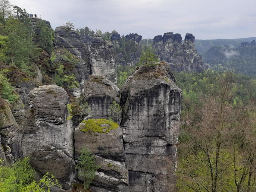 Bastei über Schwedenlöcher