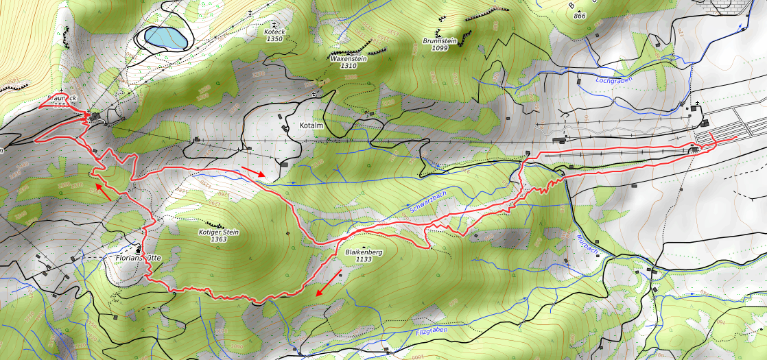 Openstreetmap: Brauneck