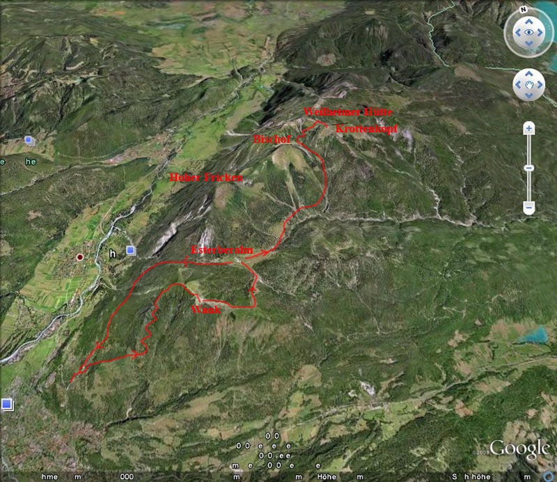 Google-Earth: Wank - Krottenkopf