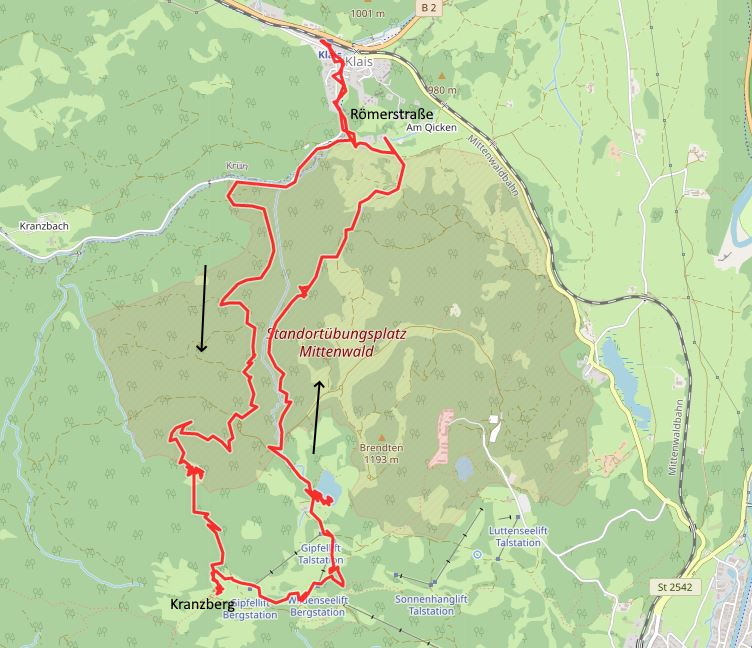 Openstreetmap: Kranzberg