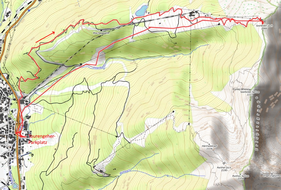 Openstreetmap: Seefelder Joch