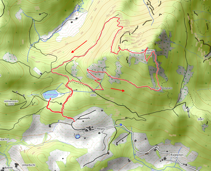 Openstreetmap: Wildbarren