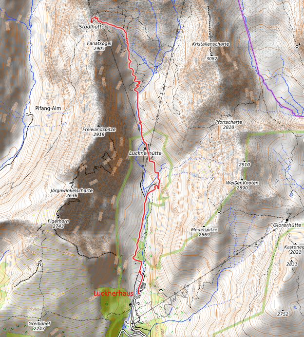 Openstreetmap: Romariswandkopf