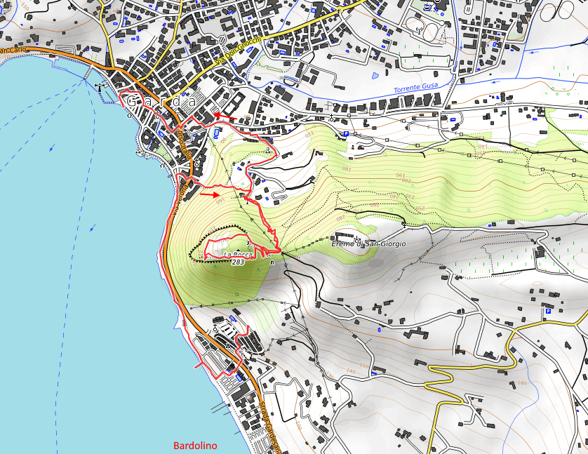 Openstreetmap: La Rocca