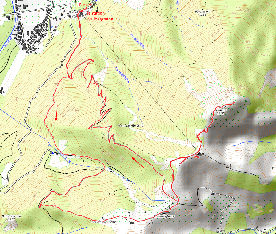 Openstreetmap: Wallberg