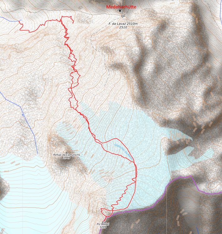 Openstreetmap: Piz Medel