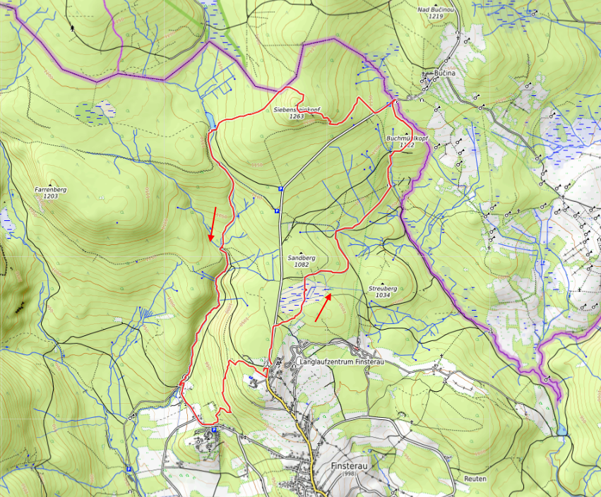Openstreetmap: Siebensteinkopf